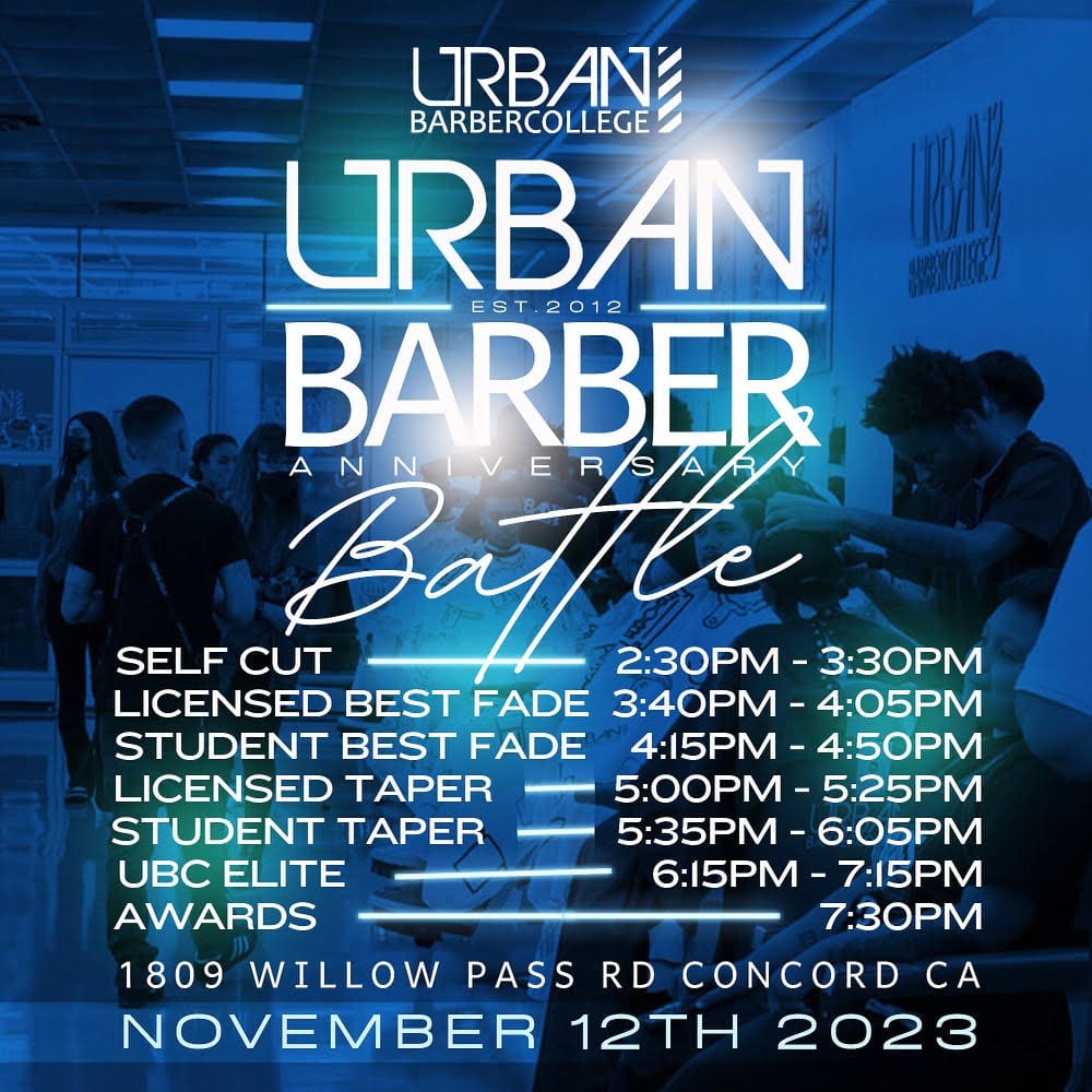 Urban Barber 11th Anniversary Battle! Nov 12th
